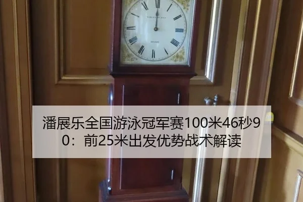 潘展乐全国游泳冠军赛100米46秒90：前25米出发优势战术解读